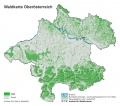 Waldkarte Oberösterreich