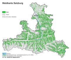 Waldkarte Salzburg