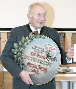 Sbg. Wald & Holz Gespräche 2012 - Verleihung "Grüner Zweig 2012" an Kurt Gadenz