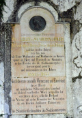 Denkmal für Maximilian Edler von Wunderbaldinger im Echernthal/Hallstatt