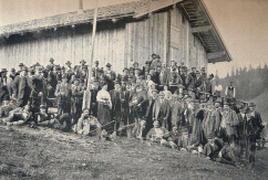 Teilnehmer an der Exkursion des Forstvereins 1911 in Lofer